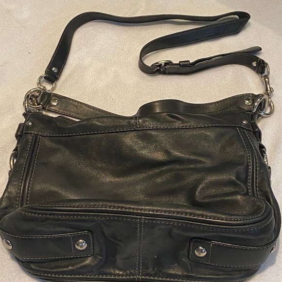 Coach Black leather crossbody bag - Picture 1 of 9